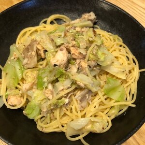 春キャベツとツナのパスタ